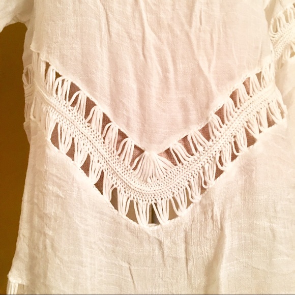 VIVID COLLECTION OF NY EMBROIDERED COTTON TOP - Picture 4 of 8